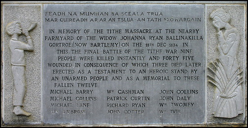 Placque to those Massacred at Gortroe