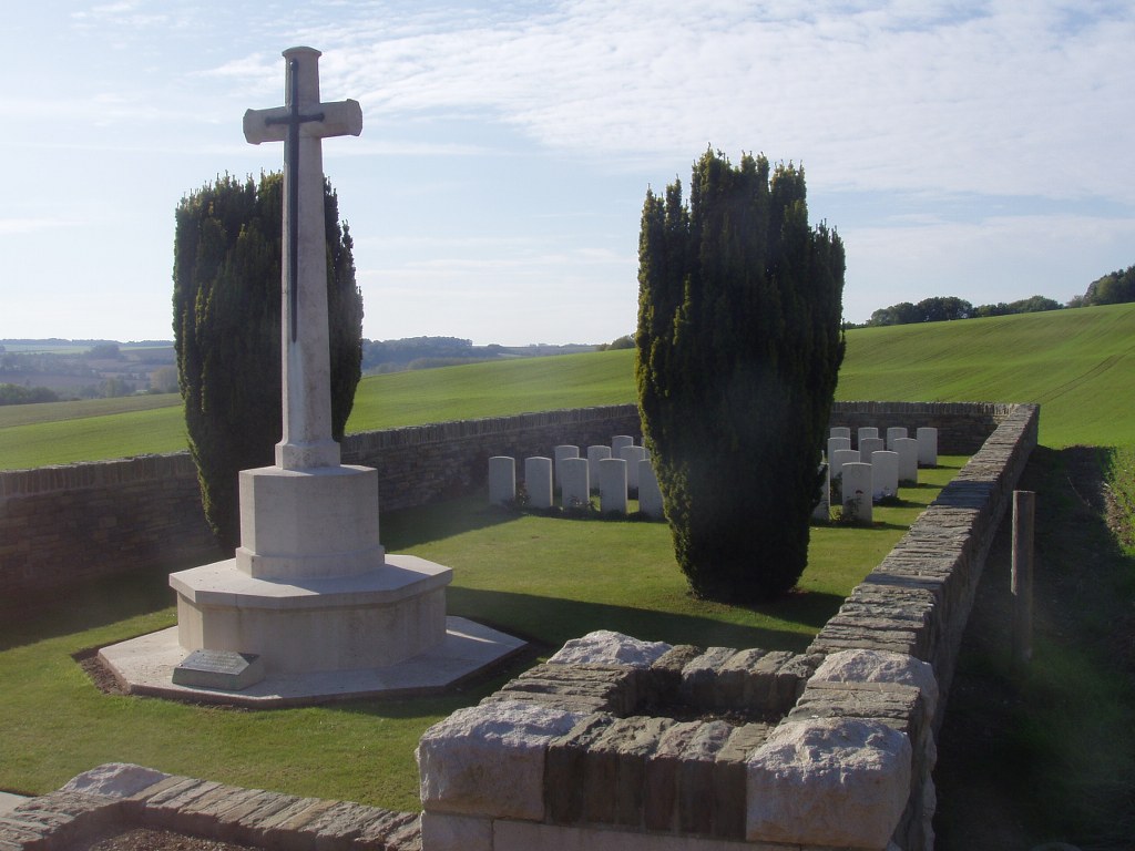 WAVANS BRITISH CEMETERY, Pas de Calais, France 