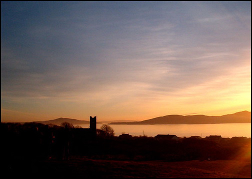 Looking over Rathmullan to Lough Swilly