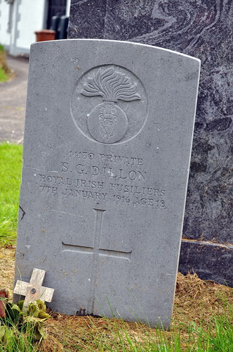 Our thanks to Barry McConville for providing this Gravestone image.